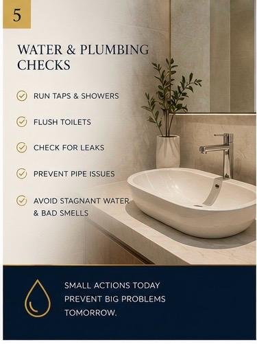 5 water plumbing check