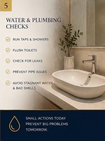 5 water plumbing check